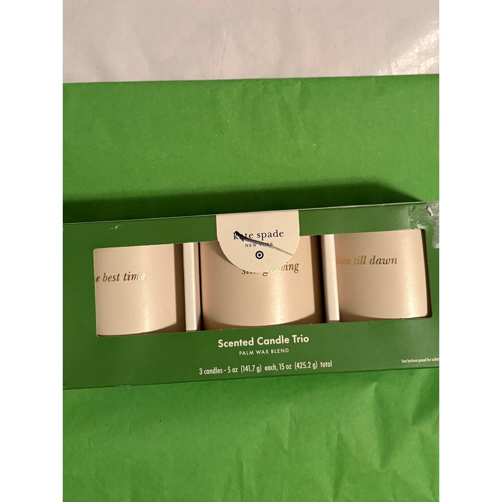KATE SPADE X TARGET SCENTED CANDLES TRIO 3